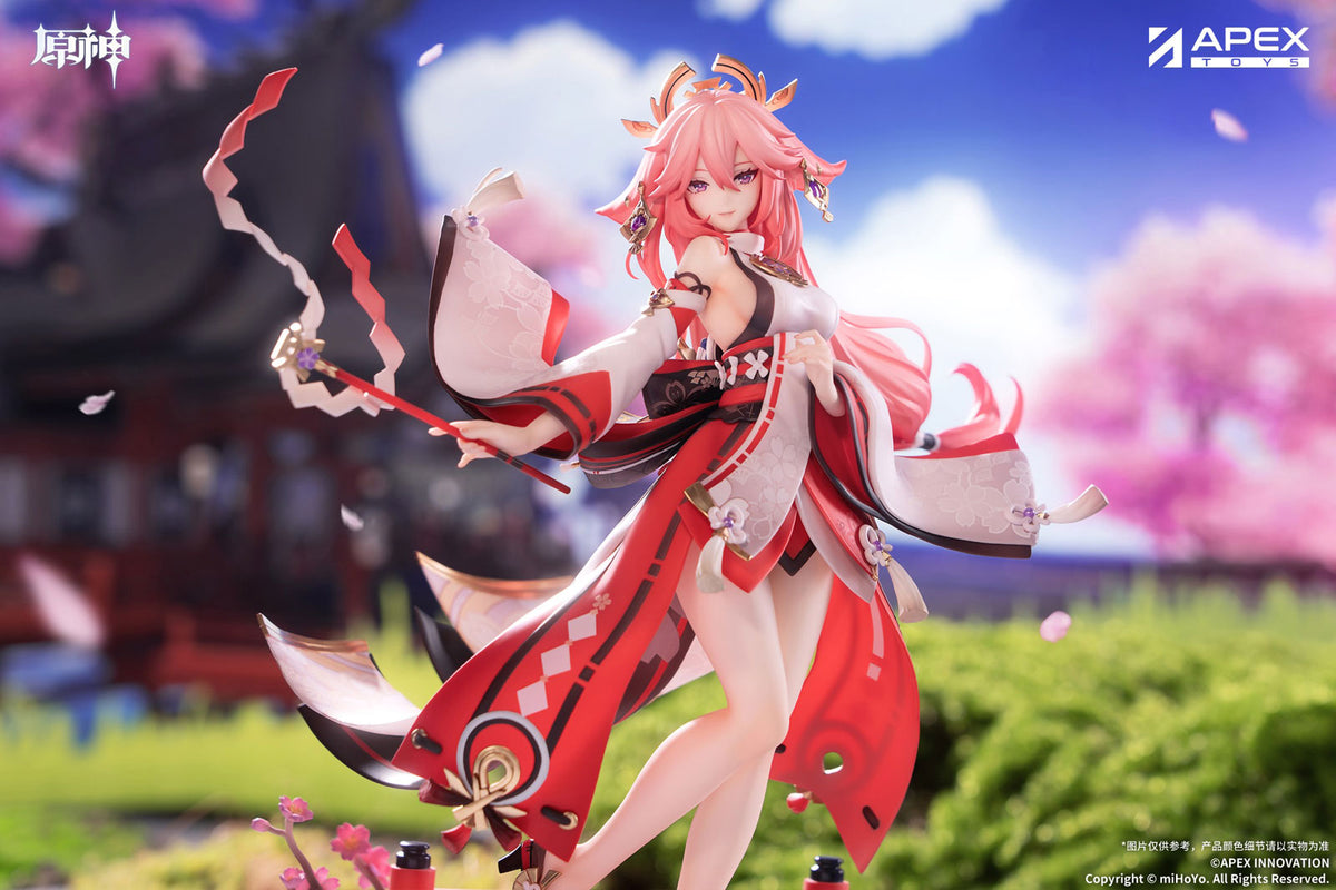 Genshin Impact Yae Miko Astute Amusement 1/7 PVC Figur Figurine Apex OVP