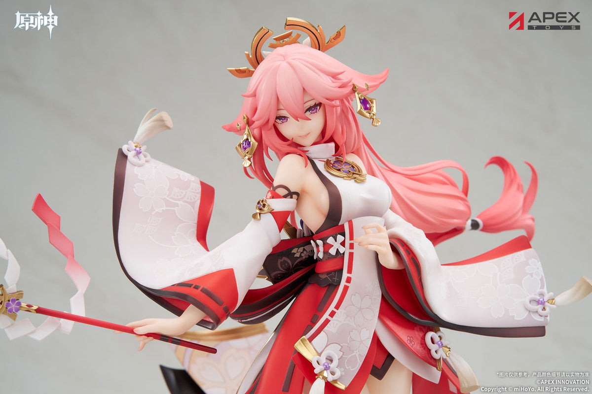 Genshin Impact Yae Miko Astute Amusement 1/7 PVC Figur Figurine Apex OVP