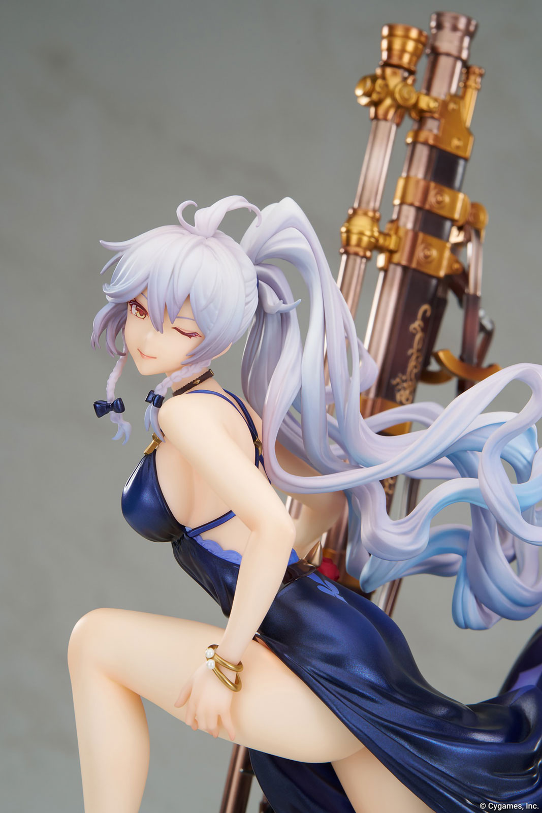 Granblue Fantasy Silva Gentian Blue Ver. 1/7 Scale PVC Figure Figurine Apex NIB