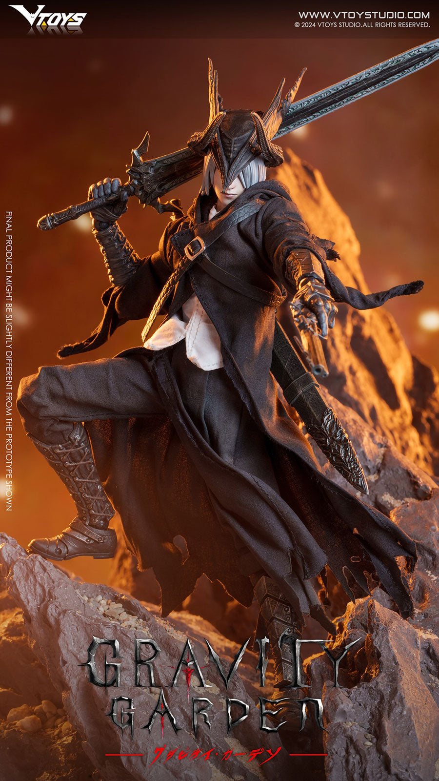 Gravity Garden Hunter of Dragonfyre Standard 1/12 Scale Action Figure Vtoys NIB