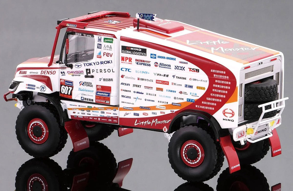 HINO 600 2025 Dakar Rally 1/43 Scale Diecast Car Platz Hino Hutech NIB