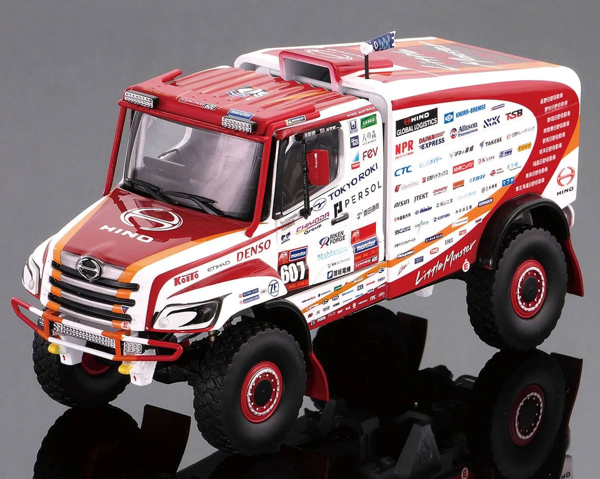 HINO 600 2025 Dakar Rally 1/43 Scale Diecast Car Platz Hino Hutech NIB
