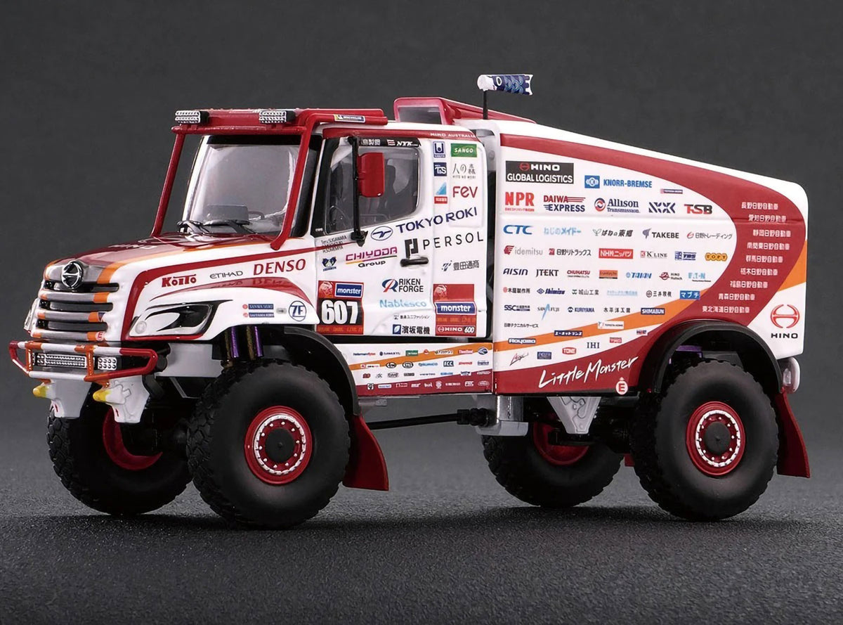 HINO 600 2025 Dakar Rally 1/43 Scale Diecast Car Platz Hino Hutech NIB
