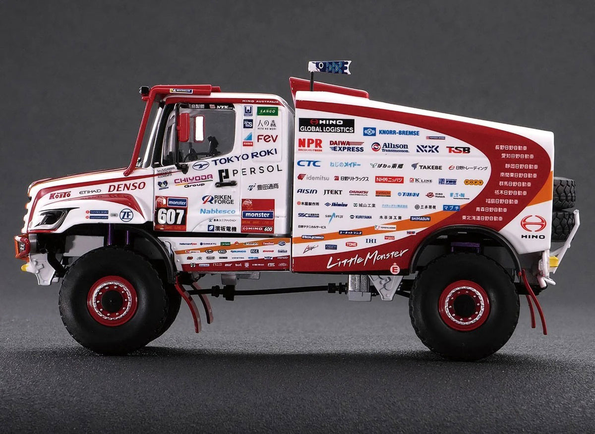 HINO 600 2025 Dakar Rally 1/43 Scale Diecast Car Platz Hino Hutech NIB