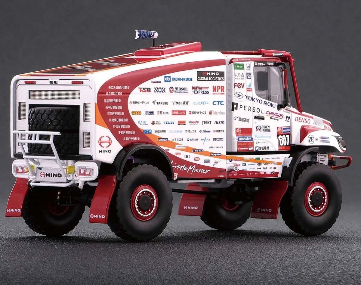 HINO 600 2025 Dakar Rally 1/43 Scale Diecast Car Platz Hino Hutech NIB