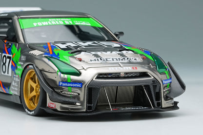 HKS Racing Performer GT1000+ '25 Black Chrome 1/43 Scale Resin Model Car Make Up