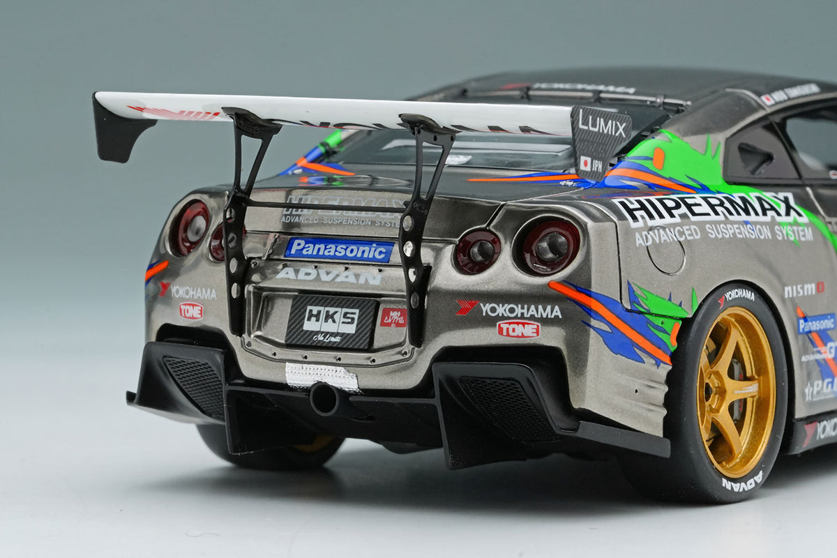HKS Racing Performer GT1000+ '25 Black Chrome 1/43 Scale Resin Model Car Make Up