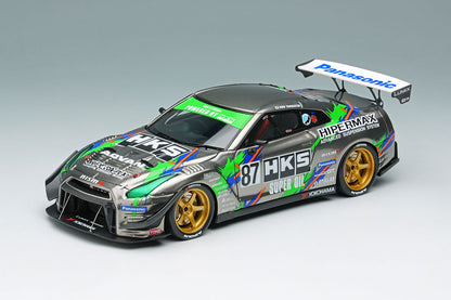 HKS Racing Performer GT1000+ '25 Black Chrome 1/43 Scale Resin Model Car Make Up