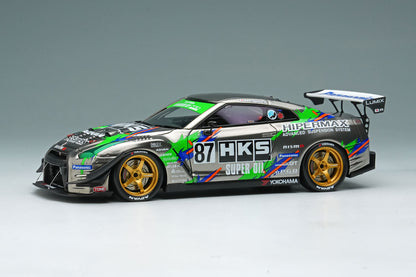 HKS Racing Performer GT1000+ '25 Black Chrome 1/43 Scale Resin Model Car Make Up
