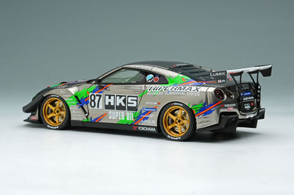 HKS Racing Performer GT1000+ '25 Black Chrome 1/43 Scale Resin Model Car Make Up