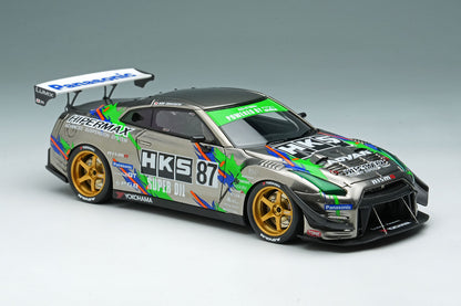 HKS Racing Performer GT1000+ '25 Black Chrome 1/43 Scale Resin Model Car Make Up
