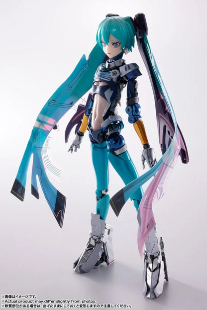 Hatsune Miku 7.1in Action Figure Figurine Metal Build Bandai NIB