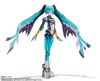 Hatsune Miku 7.1in Action Figure Figurine Metal Build Bandai NIB
