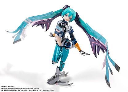 Hatsune Miku 7.1in Action Figure Figurine Metal Build Bandai NIB