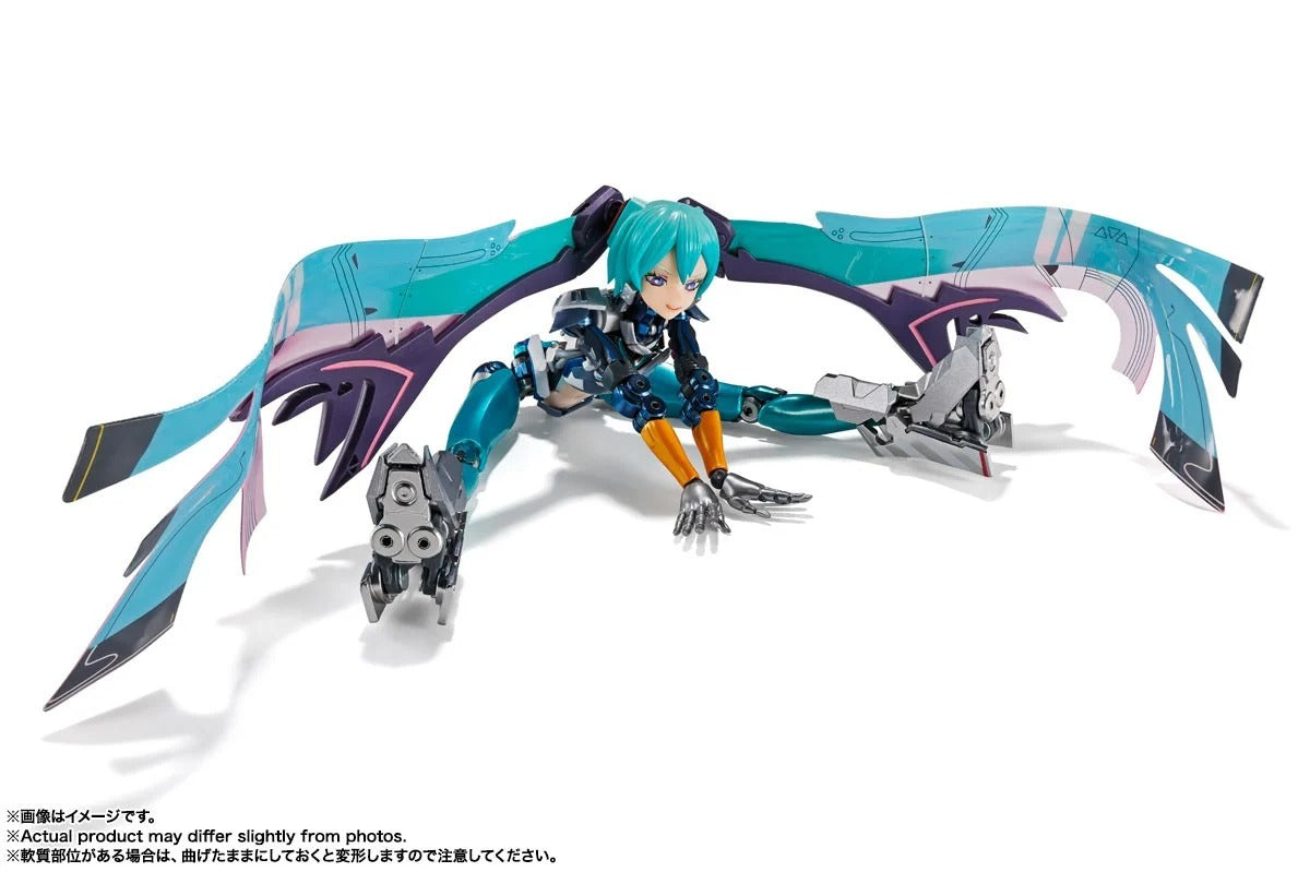 Hatsune Miku 7.1in Action Figure Figurine Metal Build Bandai NIB