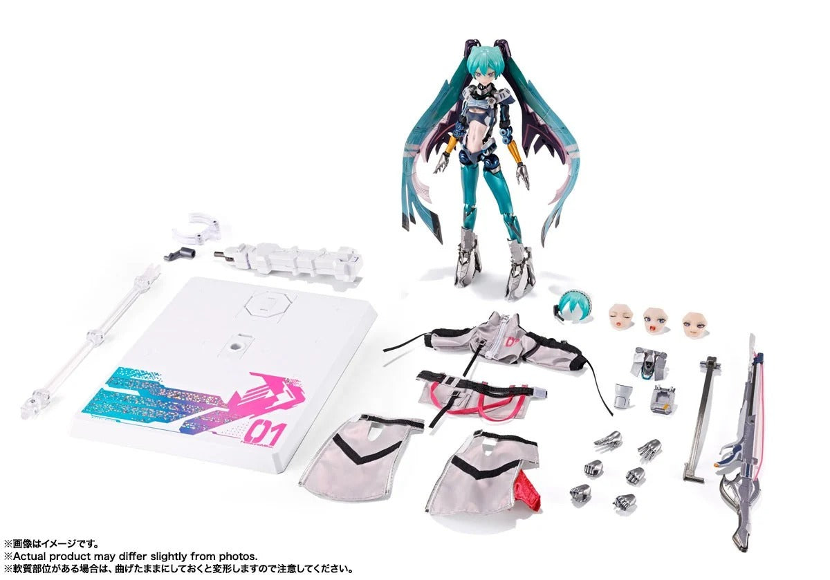 Hatsune Miku 7.1in Action Figure Figurine Metal Build Bandai NIB