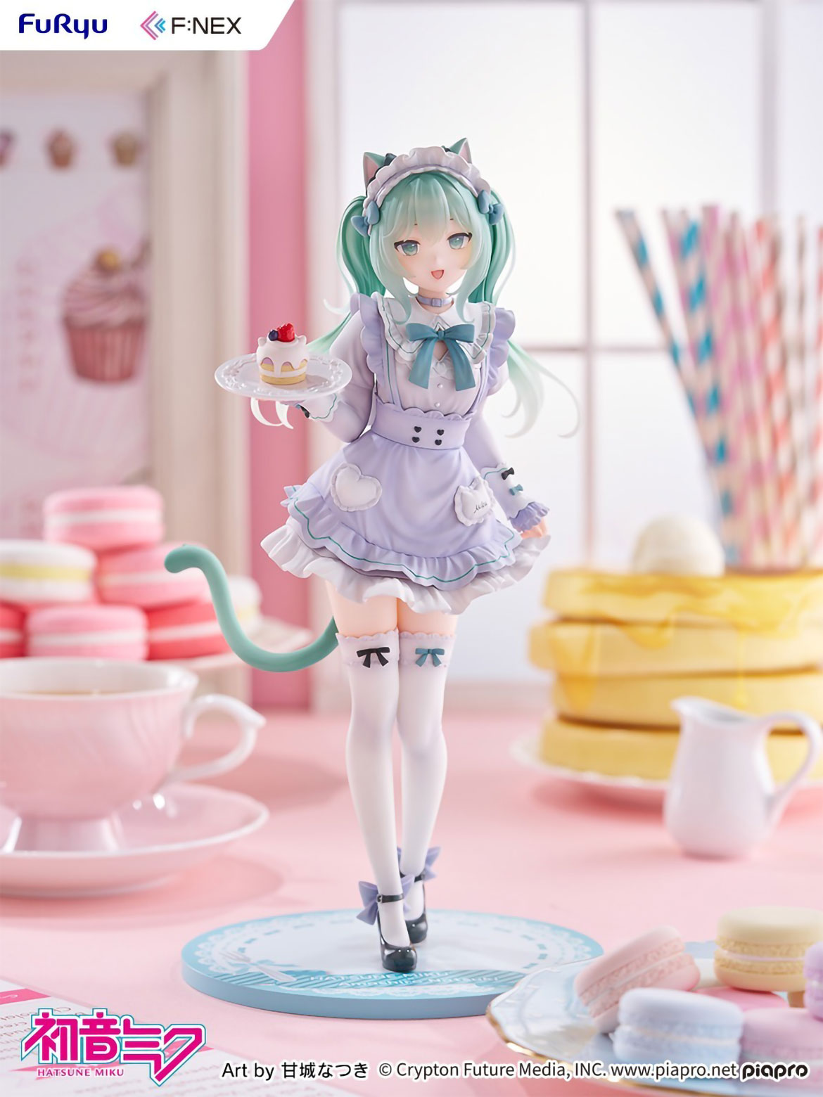 Hatsune Miku x Amashiro Natsuki 1/7 Scale PVC Figure Figurine F:NEX FuRyu NIB