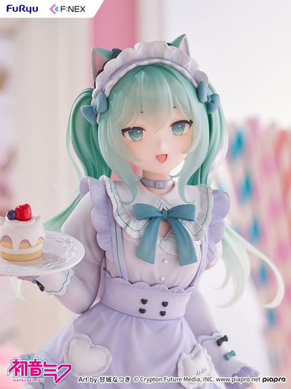 Hatsune Miku x Amashiro Natsuki 1/7 Scale PVC Figure Figurine F:NEX FuRyu NIB