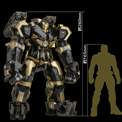 Hulkbusters Black Limited 10in Action Figure Figurine Fighting Armor Sen-Ti-Nel