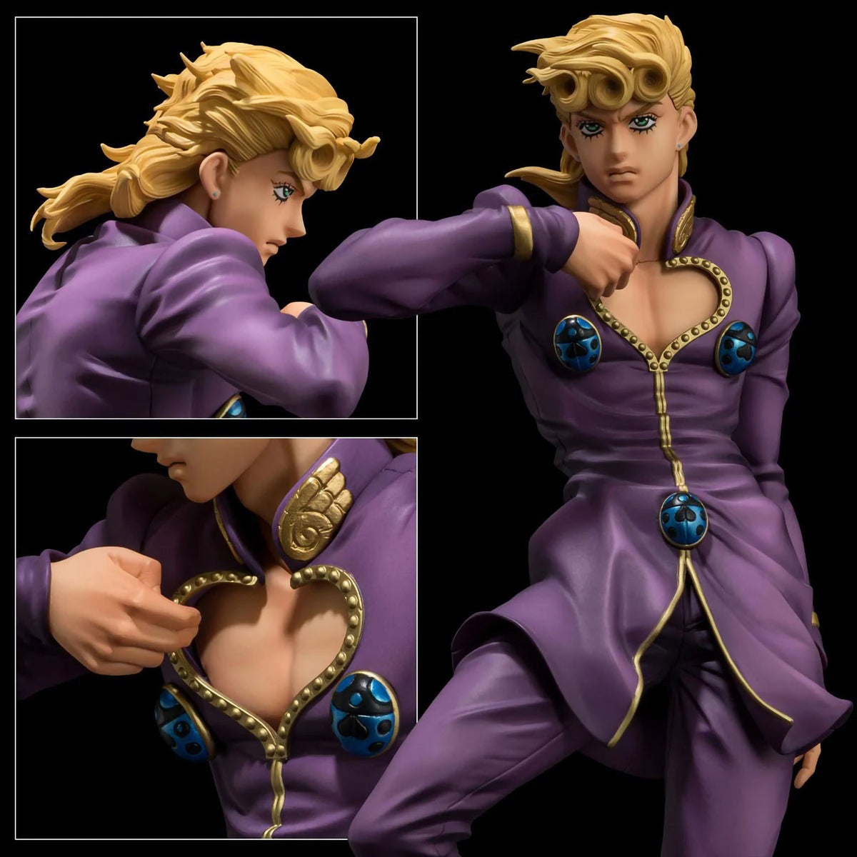 JoJo Giorno Giovanna 1/8 Scale Anime PVC Figurine Figure Museum Sen-Ti-Nel NIB