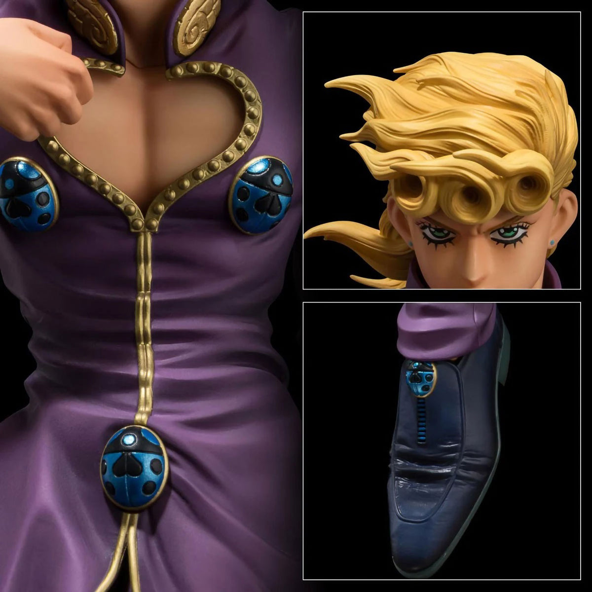 JoJo Giorno Giovanna 1/8 Scale Anime PVC Figurine Figure Museum Sen-Ti-Nel NIB