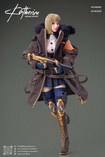 Katherine Deluxe Version 5.9in 1/12 Scale Action Figure Serene Hound i8Toys NIB