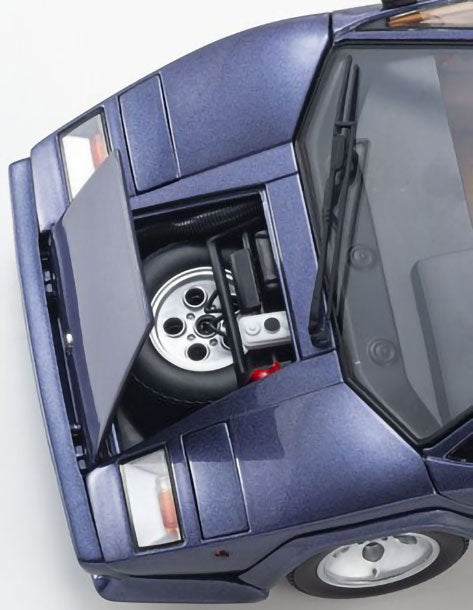 Lamborghini Countach LP5000 Quattrovalvole Dark Blue 1/18 Diecast Car Kyosho NIB