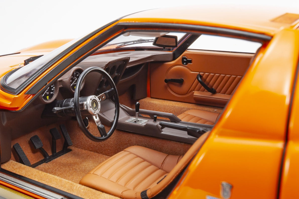 Lamborghini Miura P400 Orange 1/12 Scale Diecast Car Kyosho Original NIB