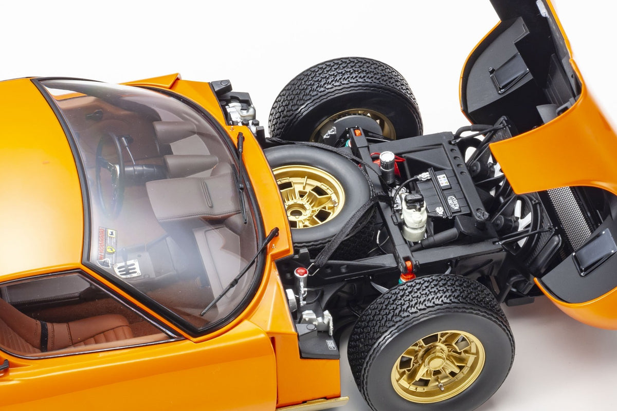 Lamborghini Miura P400 Orange 1/12 Scale Diecast Car Kyosho Original NIB