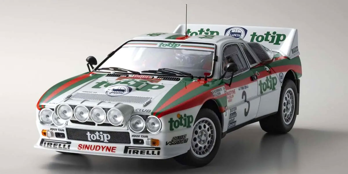Lancia Rally 037 1985 Rally Elba #3 1/18 Modellauto Diecast KYOSHO Original NEU in OVP