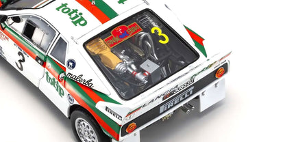 Lancia Rally 037 1985 Rally Elba #3 1/18 Modellauto Diecast KYOSHO Original NEU in OVP