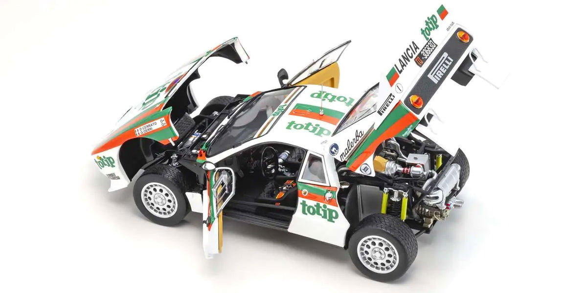 Lancia Rally 037 1985 Rally Elba #3 1/18 Modellauto Diecast KYOSHO Original NEU in OVP