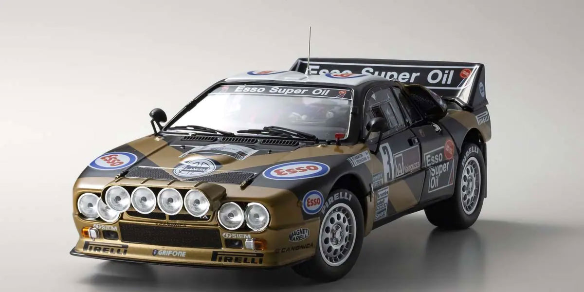 Lancia Rally 037 1985 Targa Florio #3 1/18 Modellauto KYOSHO Original NIB