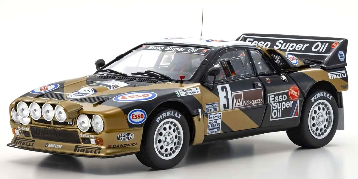 Lancia Rally 037 1985 Targa Florio #3 1/18 Modellauto KYOSHO Original NIB