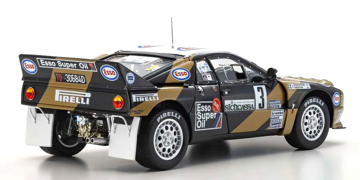 Lancia Rally 037 1985 Targa Florio #3 1/18 Modellauto KYOSHO Original NIB