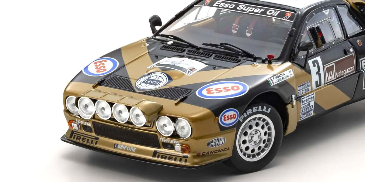Lancia Rally 037 1985 Targa Florio #3 1/18 Modellauto KYOSHO Original NIB