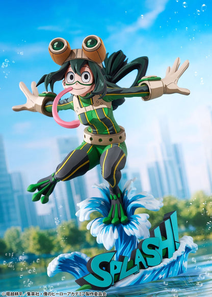 MHA Tsuyu Asui Froppy Hero Suit 2D Ver. 1/8 Scale Anime PVC Figure Figurine Tomy