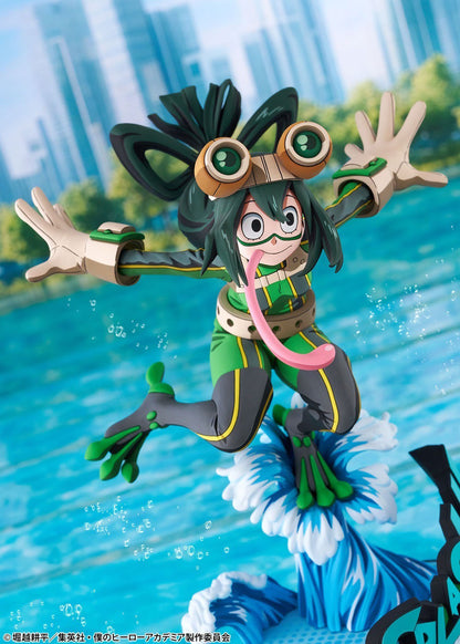 MHA Tsuyu Asui Froppy Hero Suit 2D Ver. 1/8 Scale Anime PVC Figure Figurine Tomy