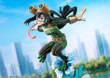 MHA Tsuyu Asui Froppy Hero Suit 2D Ver. 1/8 Scale Anime PVC Figure Figurine Tomy