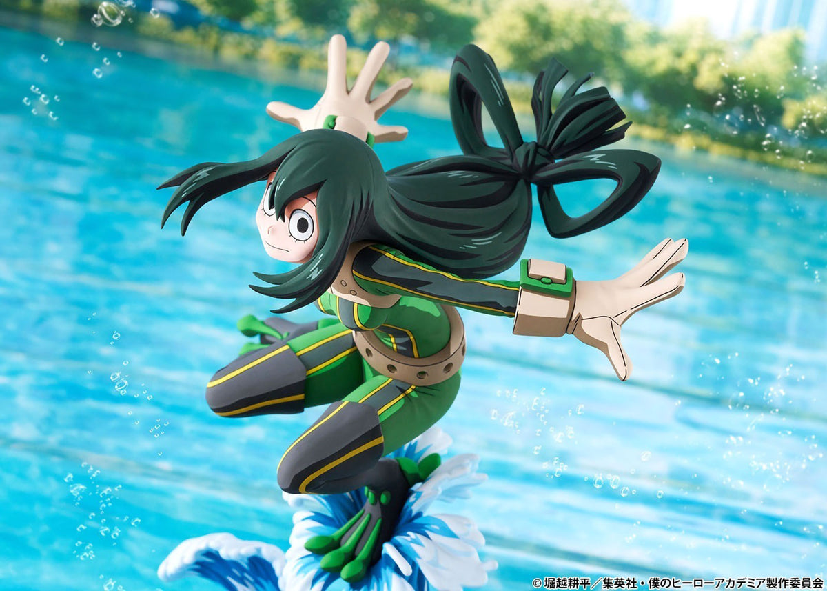 MHA Tsuyu Asui Froppy Hero Suit 2D Ver. 1/8 Scale Anime PVC Figure Figurine Tomy