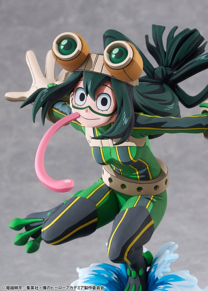 MHA Tsuyu Asui Froppy Hero Suit 2D Ver. 1/8 Scale Anime PVC Figure Figurine Tomy