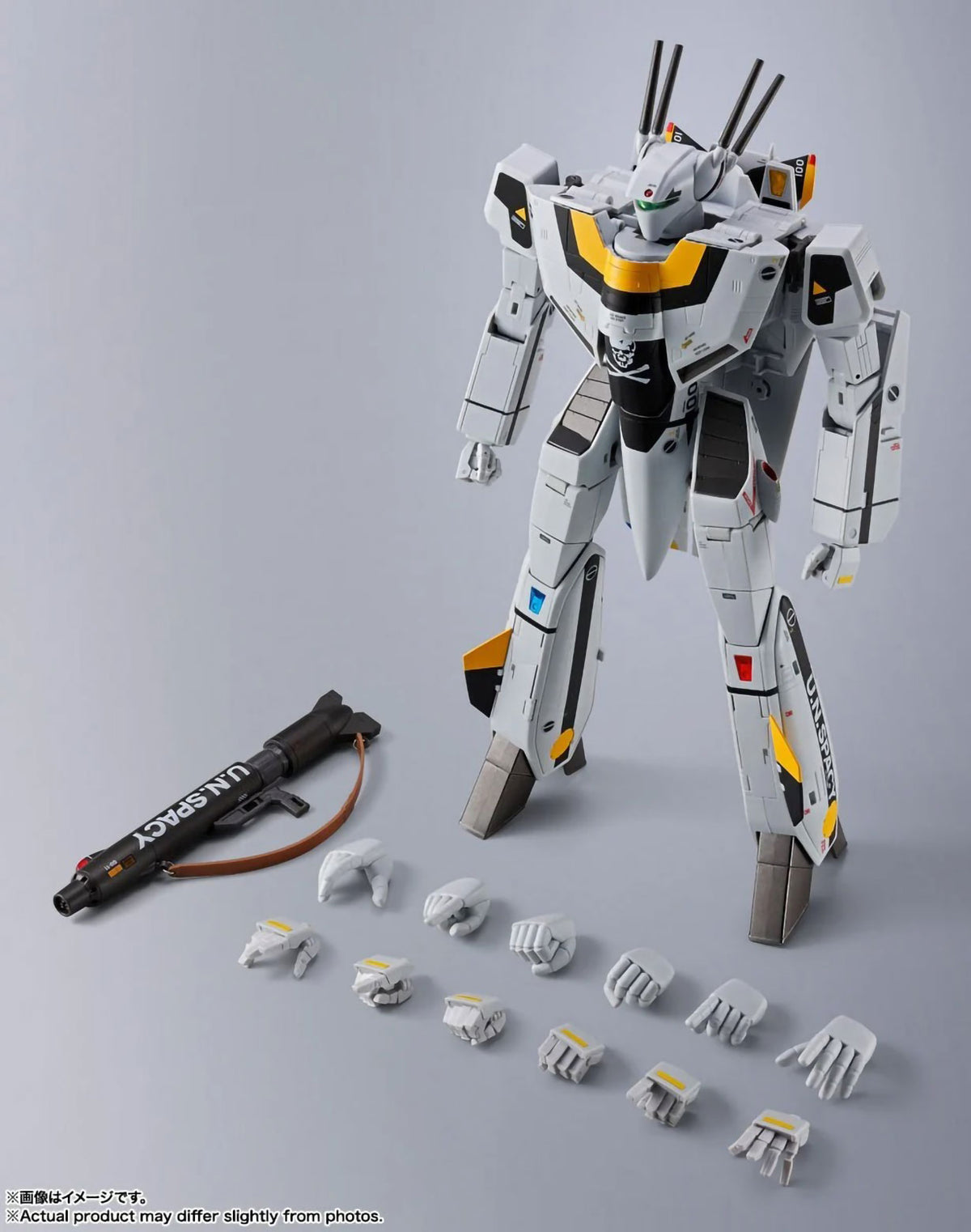 Macross VF-1S Valkyrie Roy Focker Revival Anime Actionfigur DX Chogokin Bandai