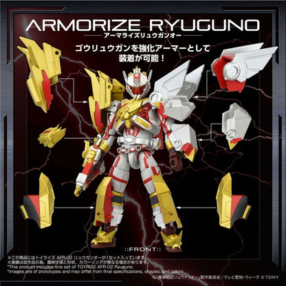 Madan Senki AFR-02 Ryuguno GouRyuGun 6in Action Figure Figurine Toyrise Tomy NIB