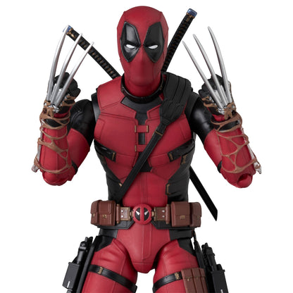 Mafex No.284 Deadpool & Wolverine Ver. 6.3in Action Figure Figurine Medicom Toy