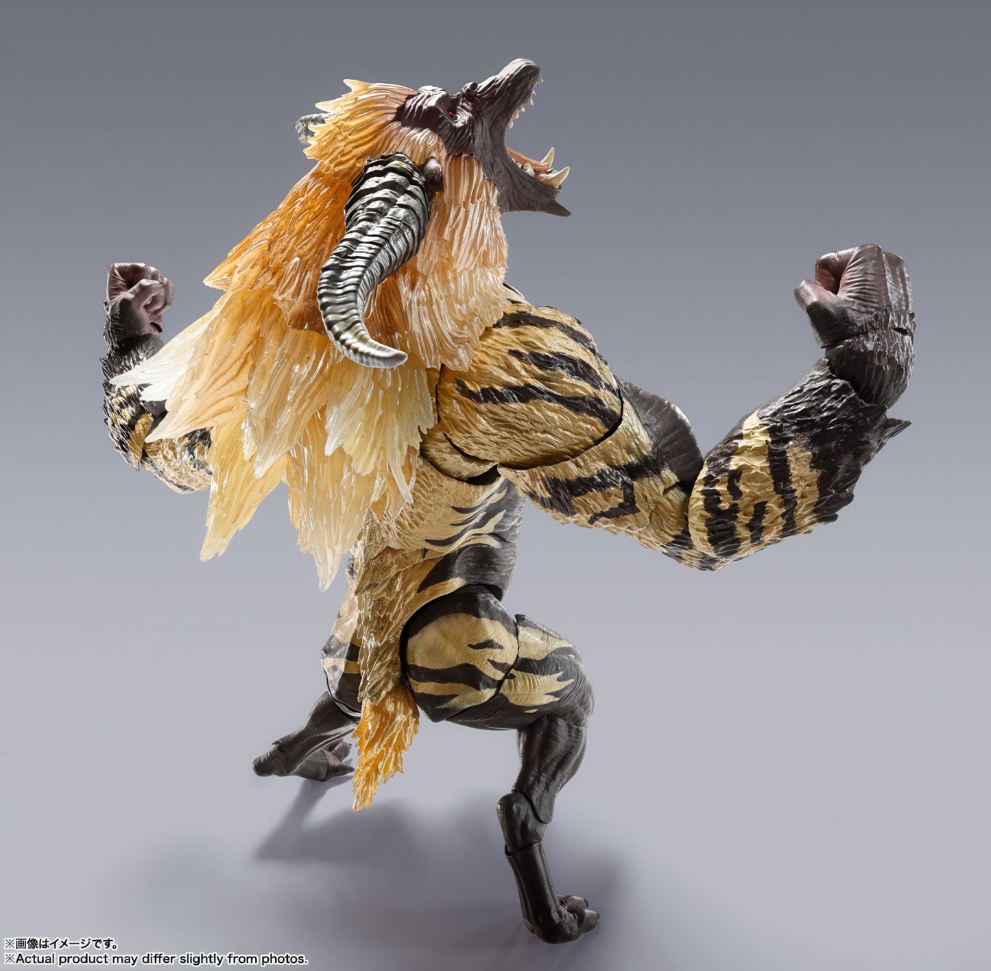 Monster Hunter Furious Rajang 5in Action Figure S.H.MonsterArts Bandai Japan NIB
