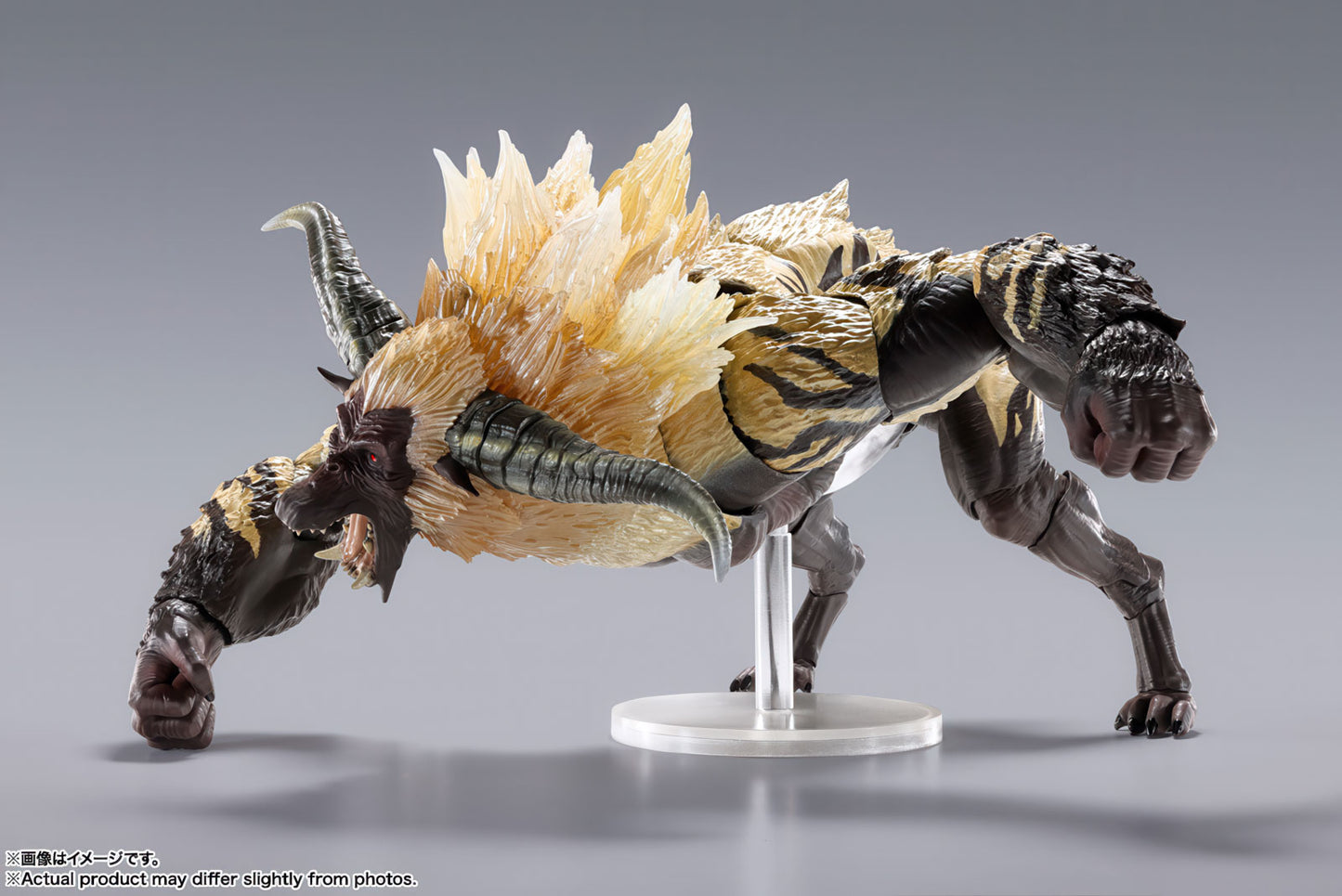 Monster Hunter Furious Rajang 5in Action Figure S.H.MonsterArts Bandai Japan NIB