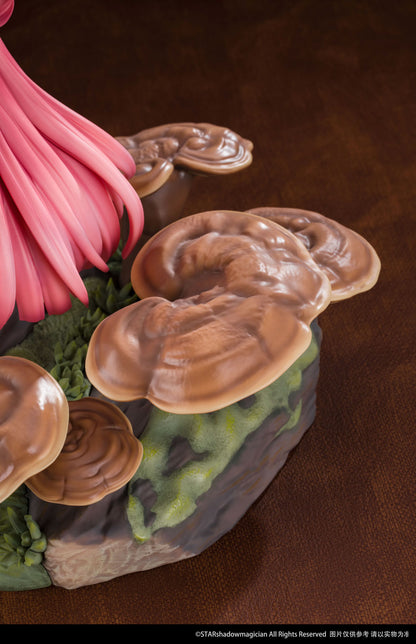 Mushroom Girls No.5 Ganoderma w/Bonus  9in Figure PVC Statue Reverse Studio NIB