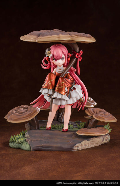 Mushroom Girls No.5 Ganoderma w/Bonus  9in Figure PVC Statue Reverse Studio NIB