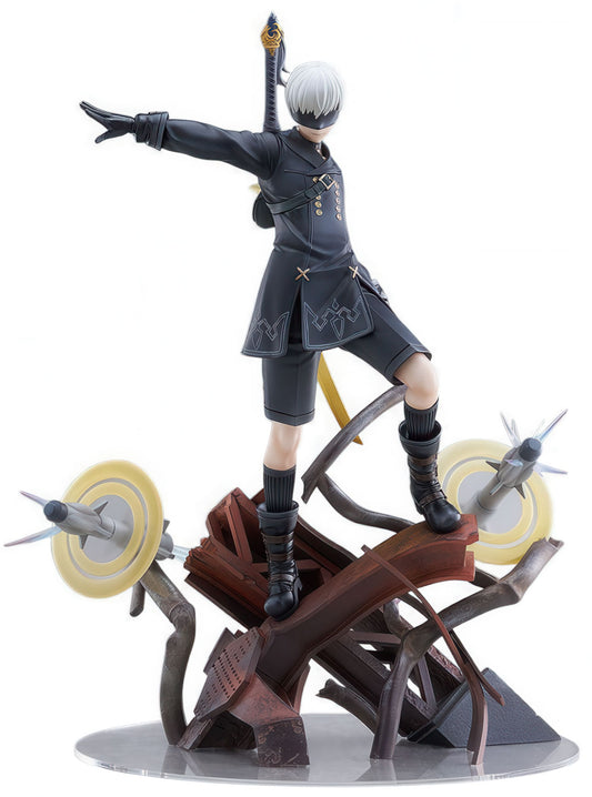 NieR Automata 9S YoRHa No.9 Type S Yuugeki 12in 1/7 Figure PVC Statue Proof NIB