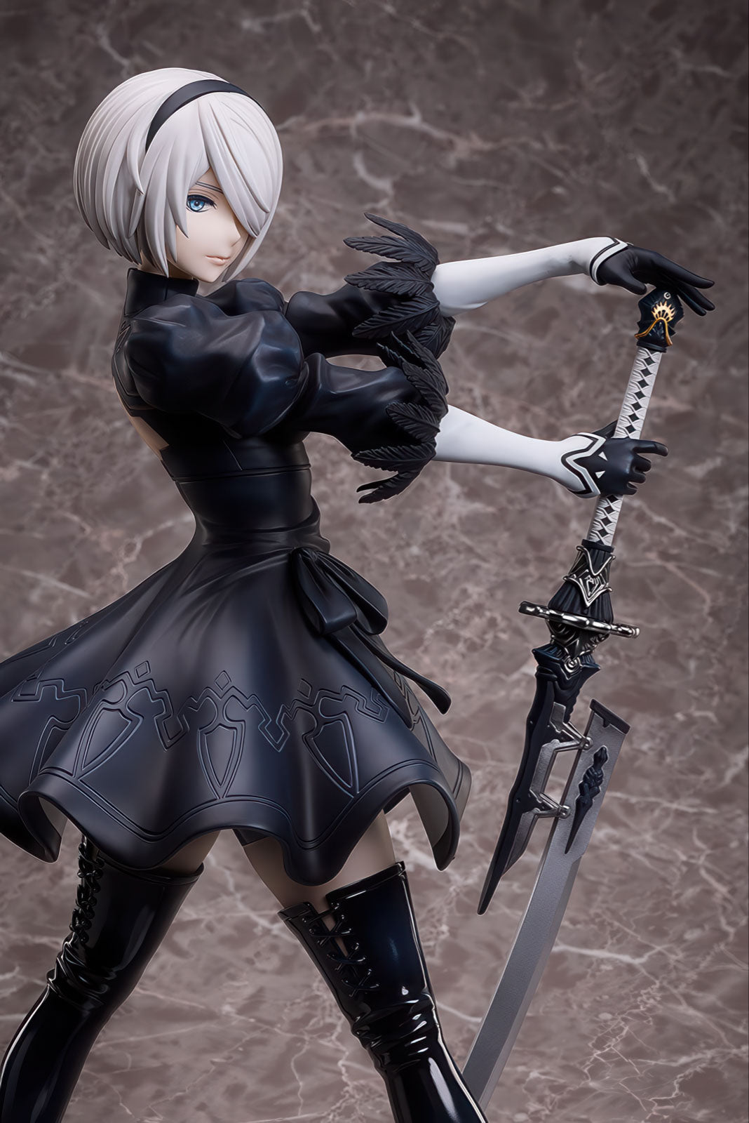 Nier: Automata 2B YoRHa 17.5in 1/4 Anime Figure PVC Statue B-style Freeing NIB